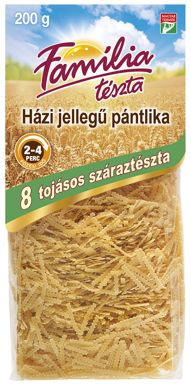 8 tojásos Pántlika száraztészta 200 g